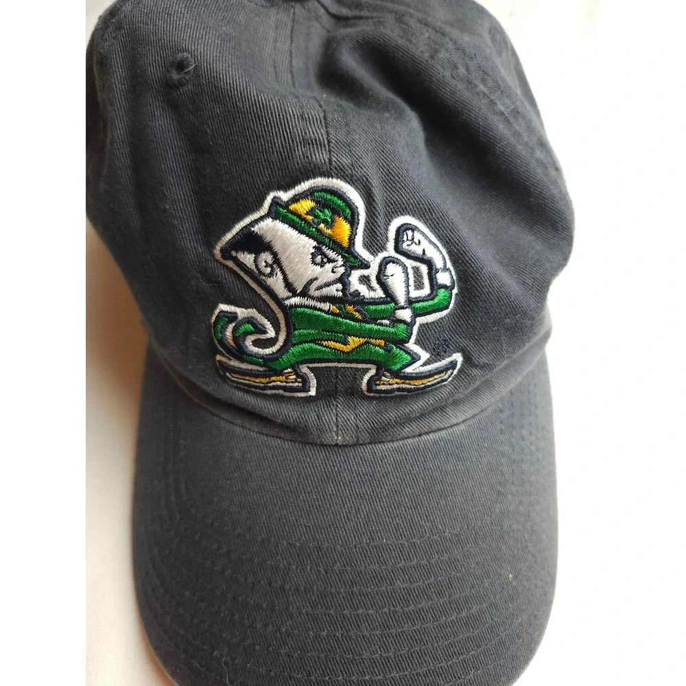 Twins Enterprise Notre Dame Fighting Irish Navy Blue Hat Leprechaun Mascot Cap